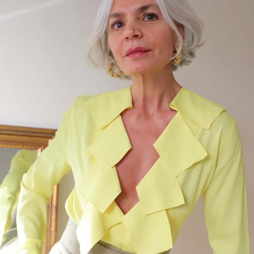 NWT Bottega Veneta Yellow Top Size 38 / S $1,050